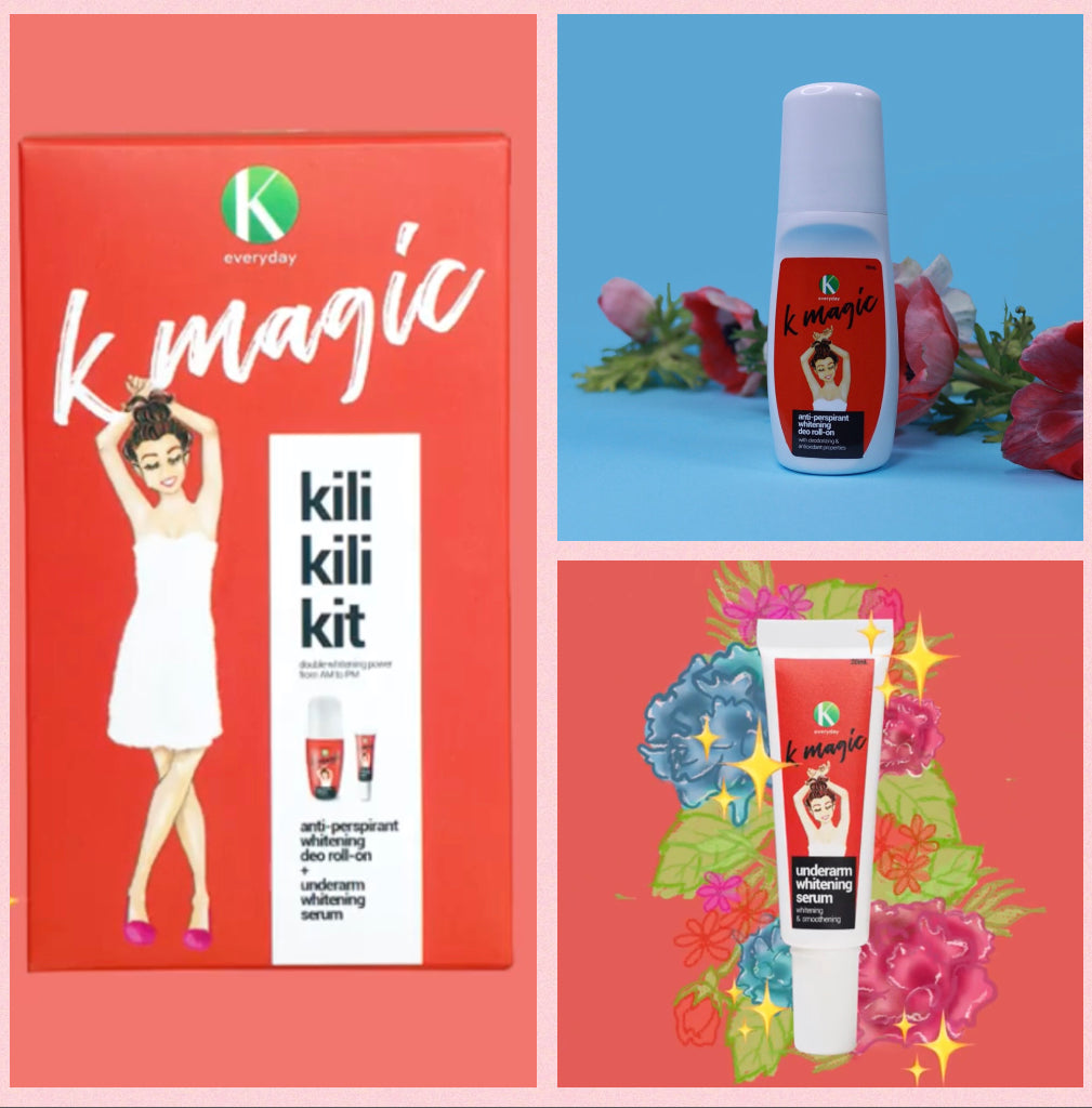 This is  a K Magic Kili-Kili Kit ( for whiter underarms in 2 easy steps)
