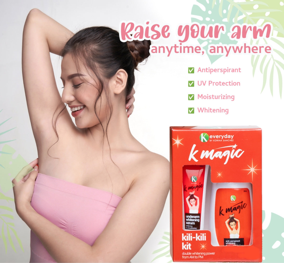 K Magic Kili-Kili Kit ( for whiter underarms in 2 easy steps)