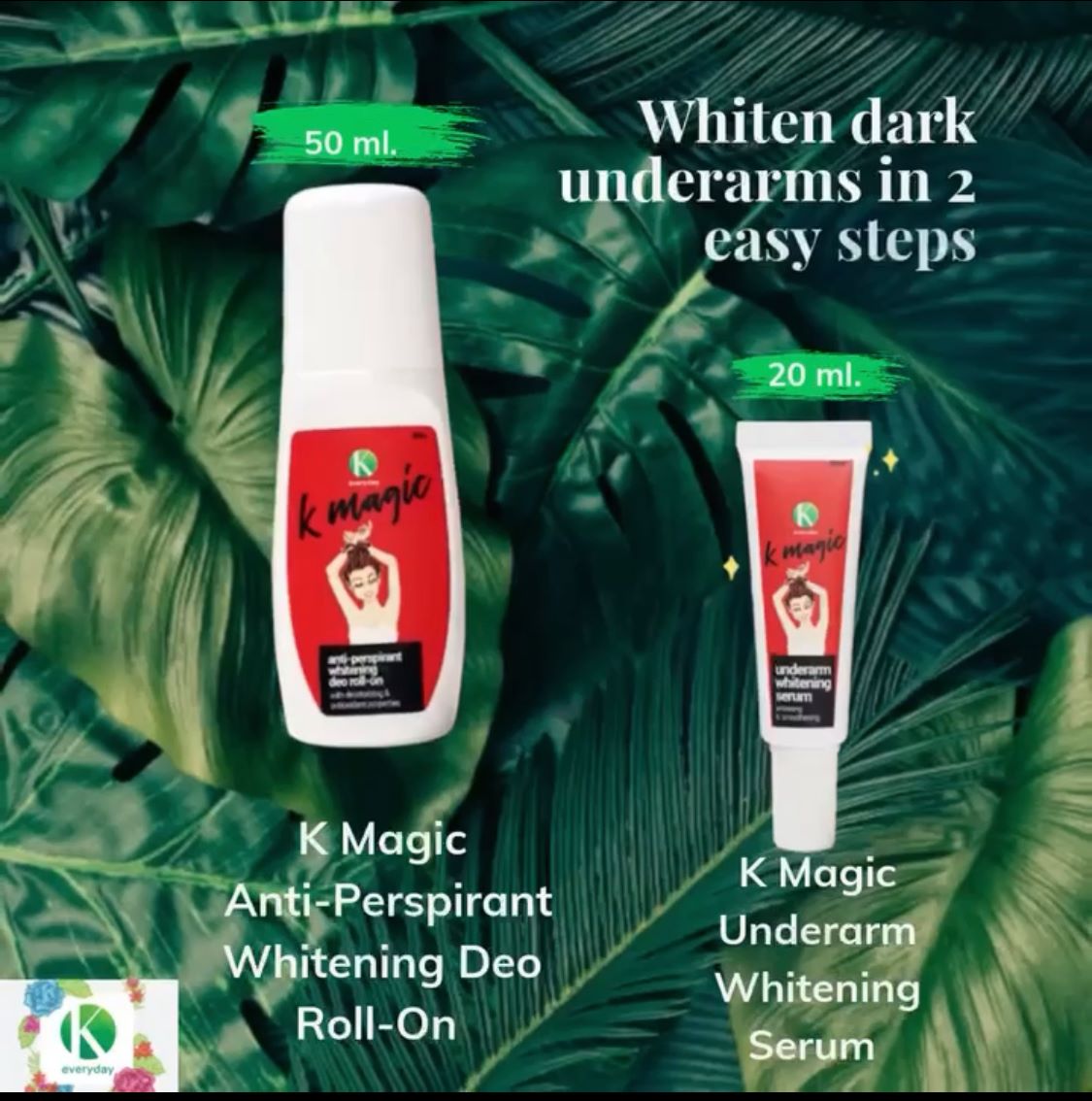 This is  a K Magic Kili-Kili Kit ( for whiter underarms in 2 easy steps)