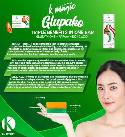 This is a GluPaKo soap ( now in 2 sizes)