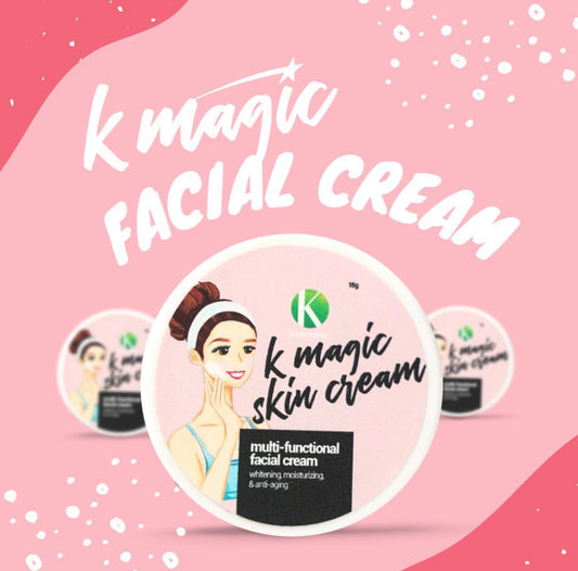 This is a K Magic Multi-Functional Facial Skin Cream ( NOW in 2 sizes: 15 gms or 50 gms. )