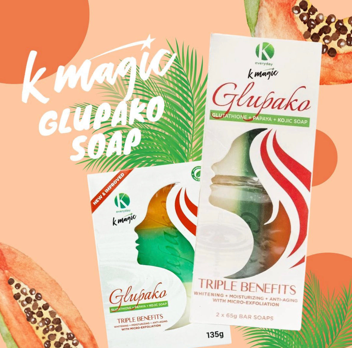 This is a GluPaKo soap ( now in 2 sizes)