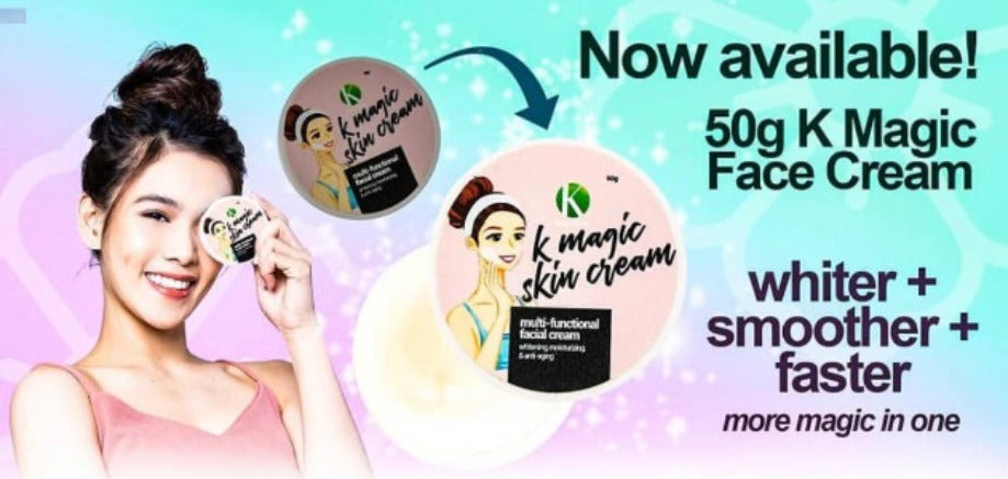 This is a K Magic Multi-Functional Facial Skin Cream ( NOW in 2 sizes: 15 gms or 50 gms. )