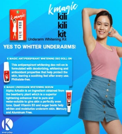 This is  a K Magic Kili-Kili Kit ( for whiter underarms in 2 easy steps)