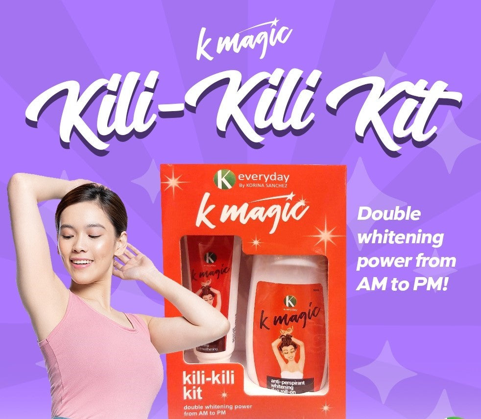 This is  a K Magic Kili-Kili Kit ( for whiter underarms in 2 easy steps)