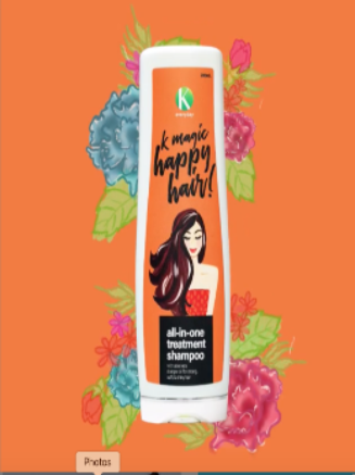 This is a K Magic Happy Hair All-in-One Treatment Shampoo