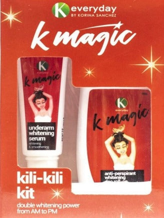 This is  a K Magic Kili-Kili Kit ( for whiter underarms in 2 easy steps)